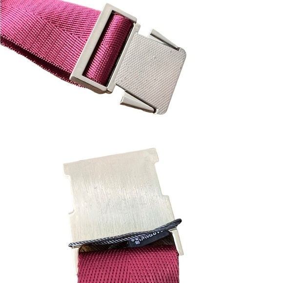 Bearpaw Fanny Pack Bag Shearling Adjustable Fanny Pack Burgundy Dark Red - Picture 7 of 8